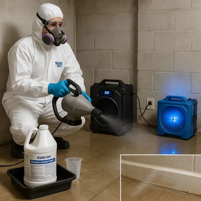 Sanitization and Odor Removal process in Sugar Grove, IL